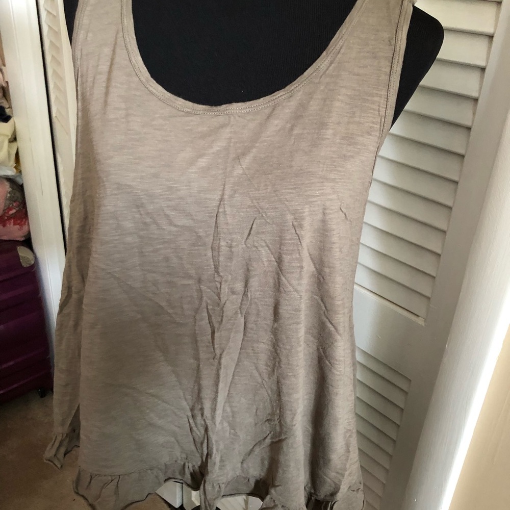 Olive Green sleeveless shirt